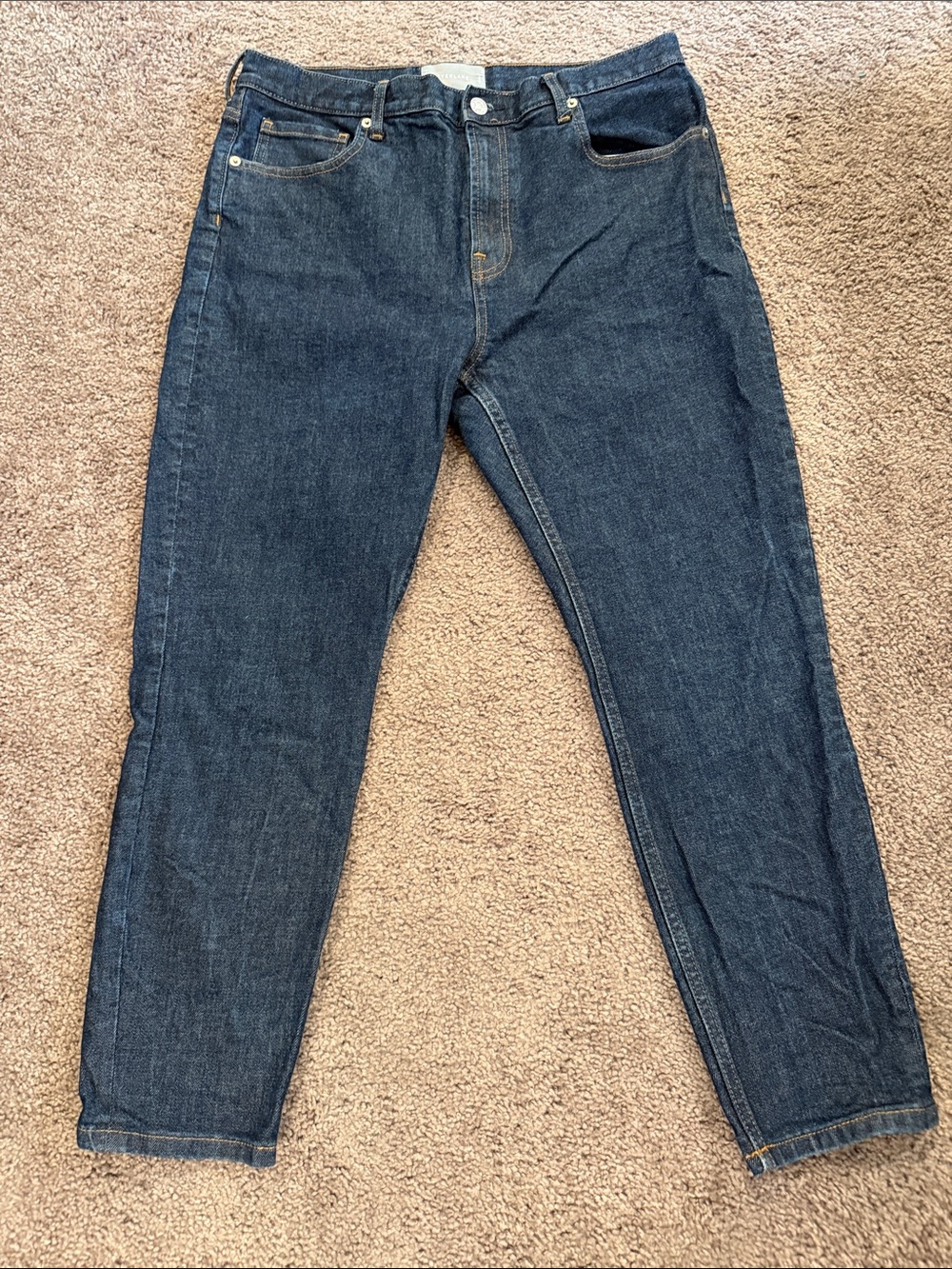 Everlane Women’s Straight-Leg Dark Indigo Jeans